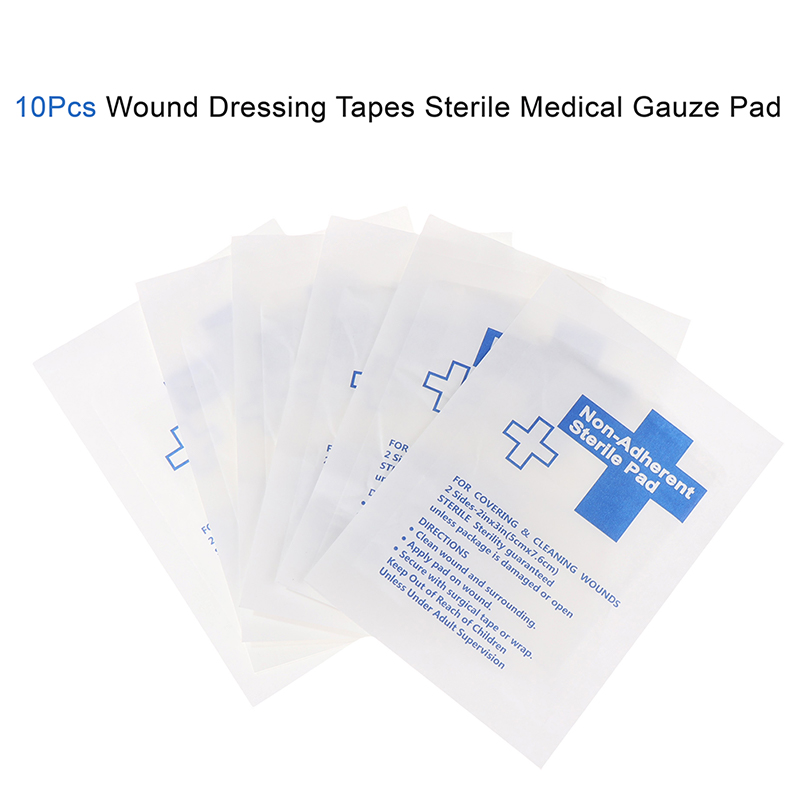 Medical Tape - 10 pièces de compresses de gaze