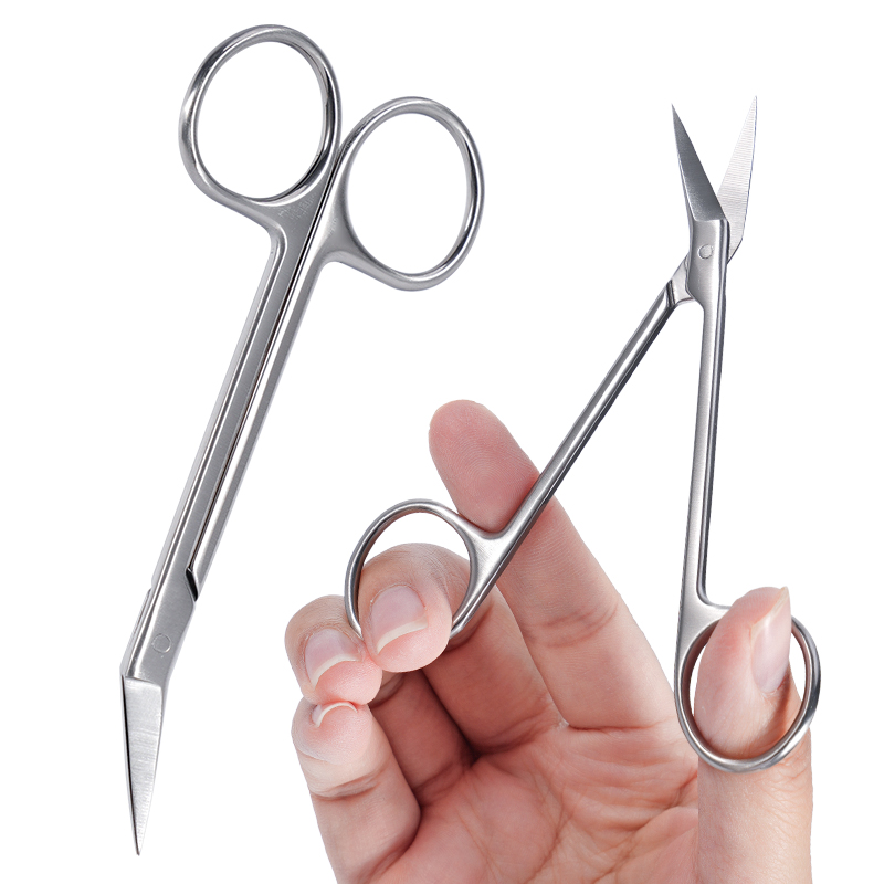 Medical Scissors - Micro ciseaux dentaires à tête incurvée,