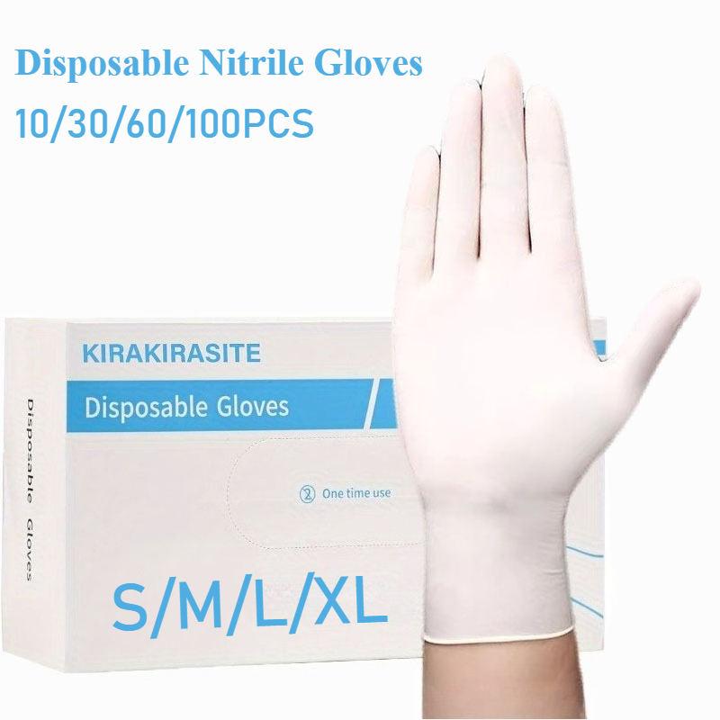 Medical Gloves - Gants jetables en Nitrile blanc, sans