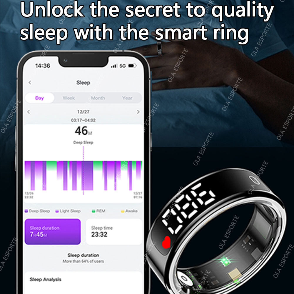 Bague Intelligente avec Boîtie - Blood Pressure Monitor avis et prix