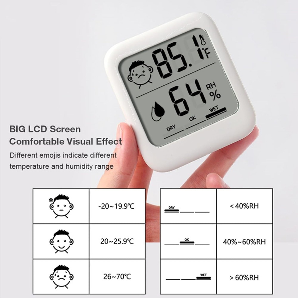 Lot de 2 thermomètres et hygro - Thermometer Digital avis et prix