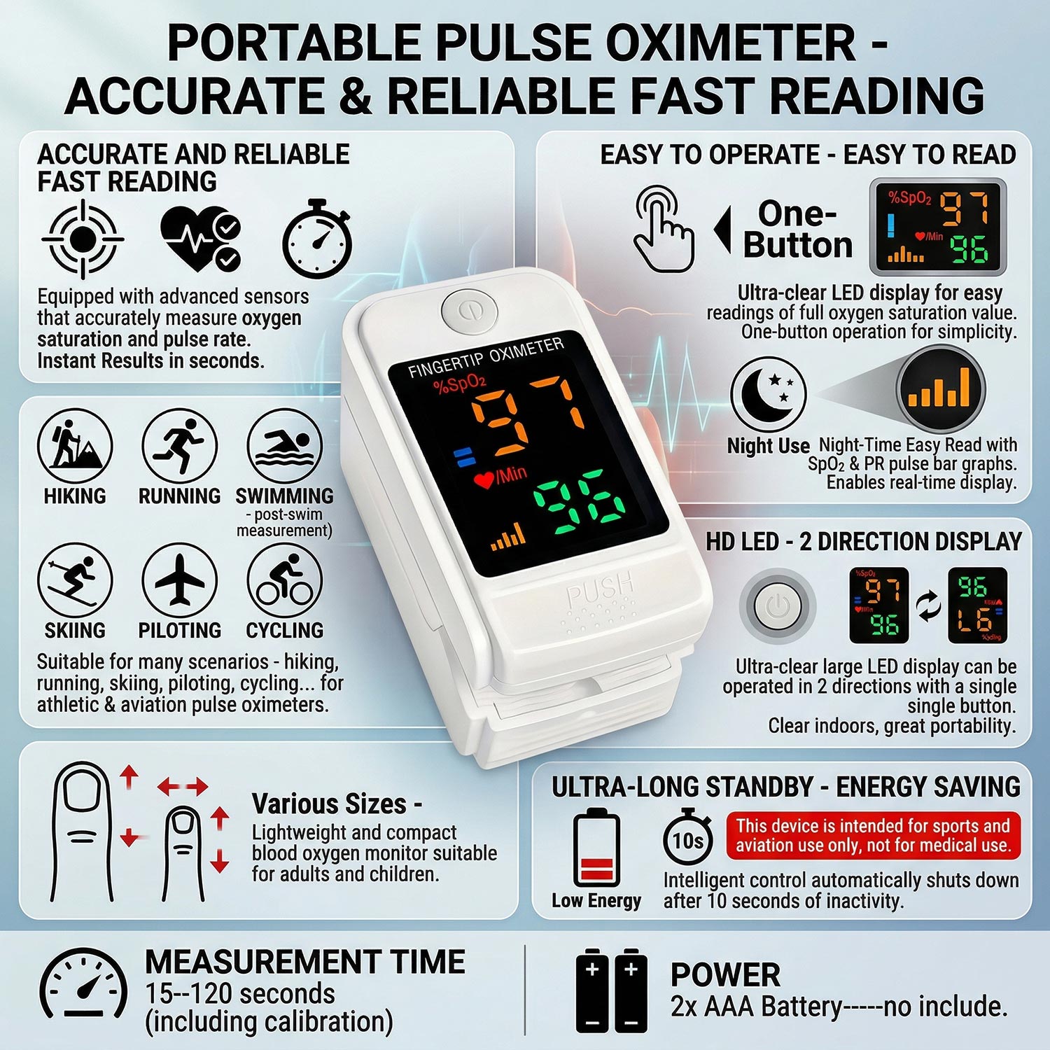 Thermomètre électronique infra - Pulse Oximeter avis et prix